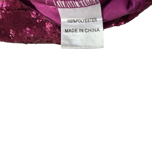 Hello Molly "Citadel Skies" Pink Sequin Mini Dress Size S - Picture 6 of 6